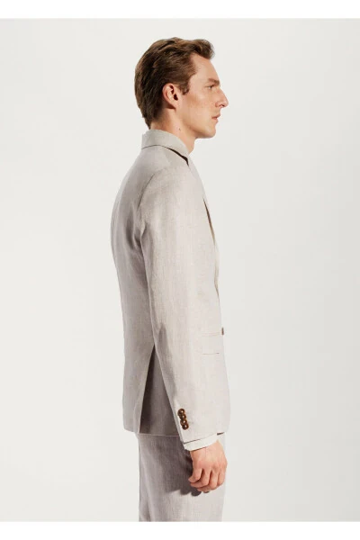 Bej Erkaklar Blazer Ko'ylagi 57140554 - MANGO (1)