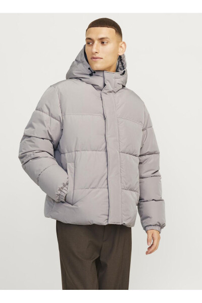 Bej Erkaklar Ko'ylagi 12256974_JJEBRADLEY PUFFER HOOD SN - 6