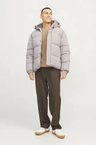 JJEBRADLEY PUFFER HOOD SN - Bej - 1