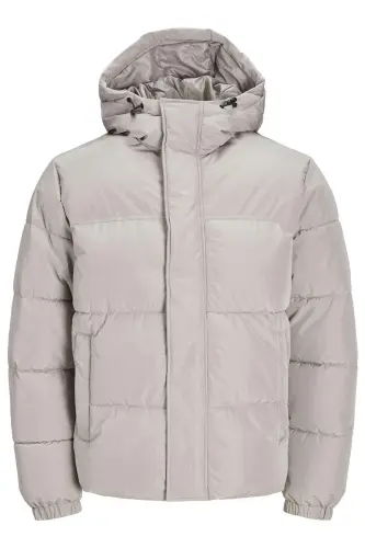 JJEBRADLEY PUFFER HOOD SN - Bej - JACK & JONES (1)
