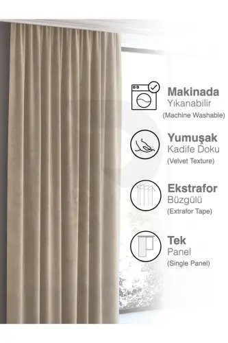 Bej Fon Parda 150x260-Bej - 12