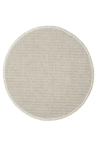 Bej jigarrang dumaloq toʻquv gilam mehmonxona oshxona koridor yoʻlak toʻquv mashina gilami 0019 DAIRA-Bej 31 - 3