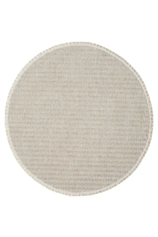 Bej jigarrang dumaloq toʻquv gilam mehmonxona oshxona koridor yoʻlak toʻquv mashina gilami 0019 DAIRA-Bej 31 - 3