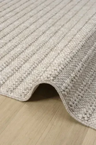 Bej Kahverengi Dokuma Halı Kilim Salon Mutfak Koridor Yolluk Dokuma Makine Halısı 0019-Bej 20 - 1