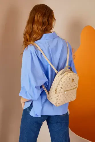 Bej Monogram Ayollar Ryukzaki 05PO22Y1541-Bej Monogram - 1