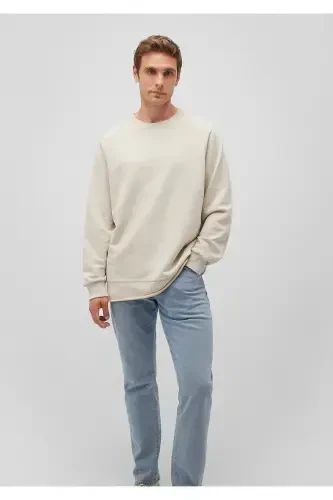 Bej rangli bisiklet yoqasi sviter, 0S10161-70322 - 1