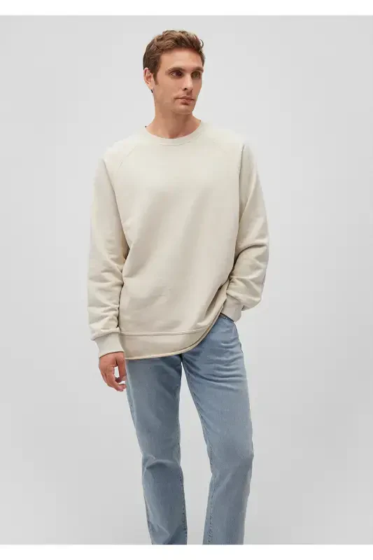 Bej rangli bisiklet yoqasi sviter, 0S10161-70322 - 2