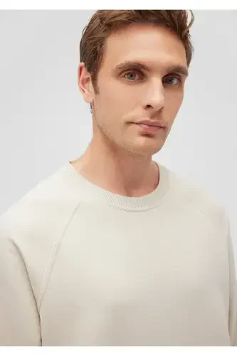 Bej rangli bisiklet yoqasi sviter, 0S10161-70322 - 5