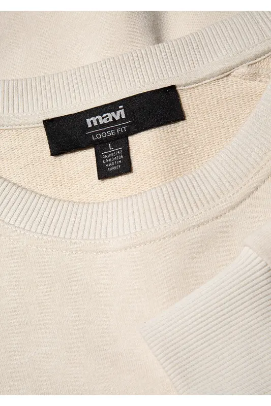 Bej rangli bisiklet yoqasi sviter, 0S10161-70322 - 6