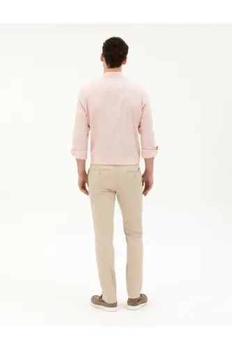 Bej rangli Slim Fit kanvas shim - PIERRE CARDIN (1)