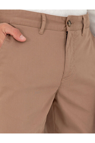 Bej rangli Slim Fit kanvas shimlar - 5