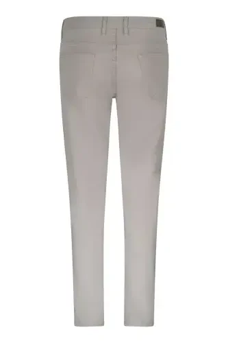 Bej Regular Fit 5 Cep Pamuklu Kanvas Pantolon-Bej - 2