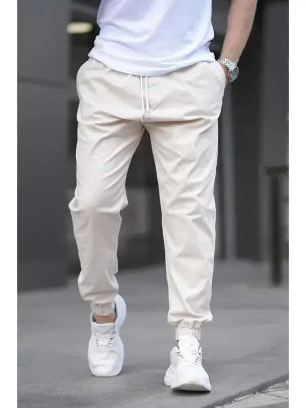 Bej Relaxed Jogger Shim 6853-Bej - 2