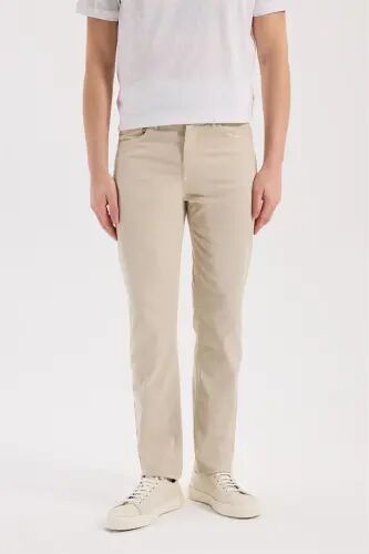 Bej Slim Fit 5 Cep Sportiv Shim - 2