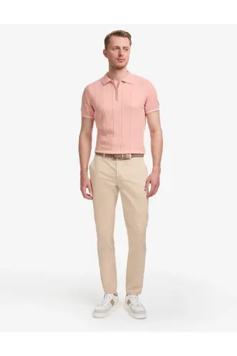 Bej Slim Fit Kanvas Pantolon 50288511-VR011 - 142343 