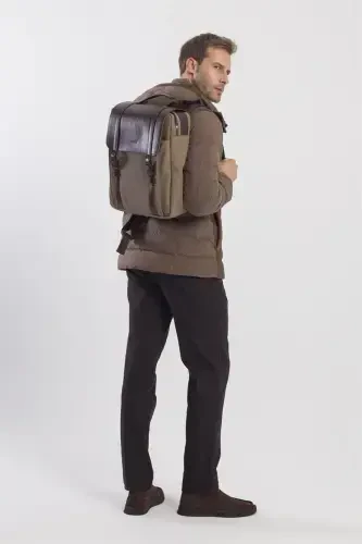 Bej tasodifiy qisqichli ryukzak - 3