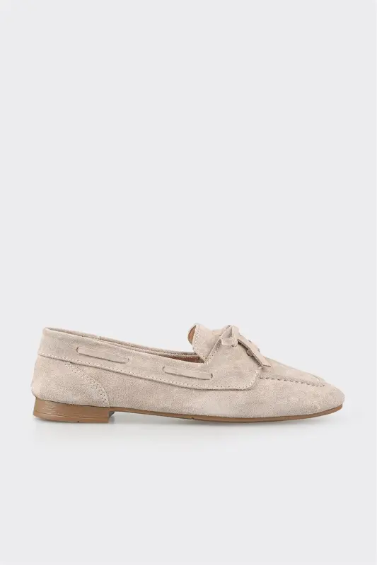 Bej teri ayollar kundalik poyabzali - ELLE SHOES