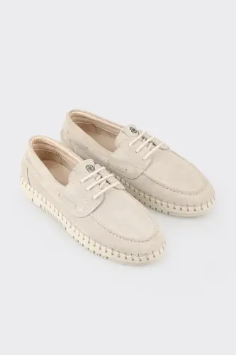 Bej Teri Ayollar Kundalik Poyabzali-Bej - ELLE SHOES (1)