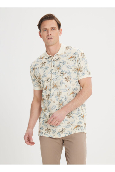Bej - Vizon Erkek Polo T-shirt 4a4824200040 - Bej - Vizon - ALTINYILDIZ CLASSICS