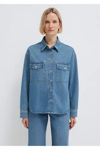 Bekka Classic Denim Indigo Si Jean Гюмлек Boyfrien - 4