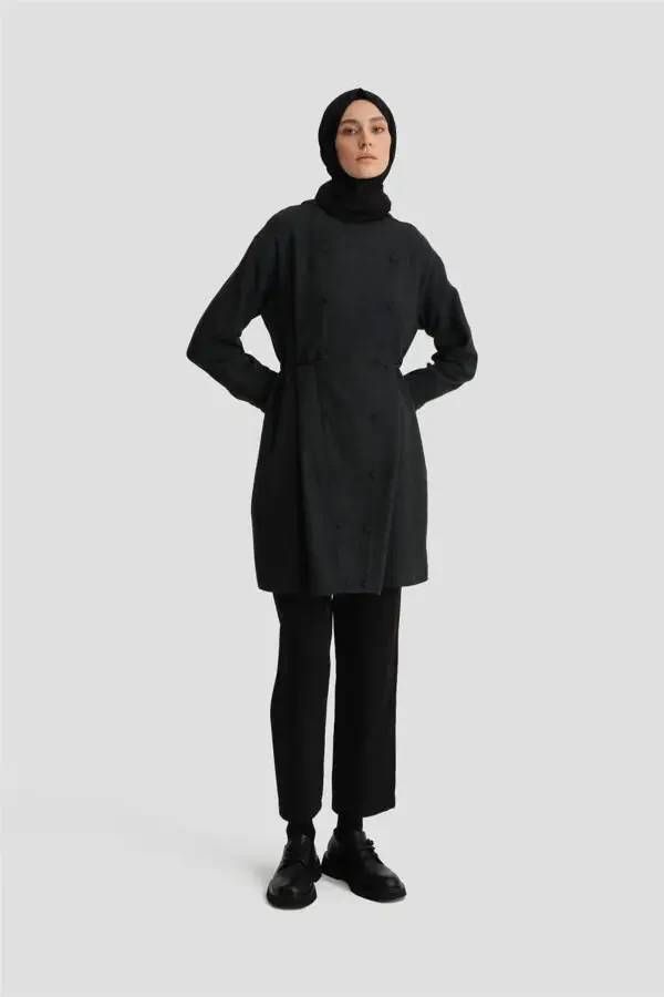 Bel bog'lab chigitli tuman 24k3608 Antrasit - 2