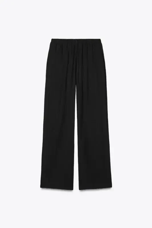 BEL ELASTIK KENG PAGON PANTALON-Qora - 3
