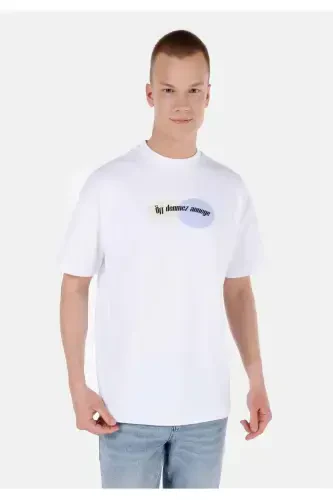 Белая футболка с лозунгом UNISEX Lilseb - 5