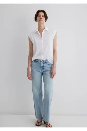 Белая Рубашка Loose Fit / Свободный Крой 1211092-6 - MAVI (1)