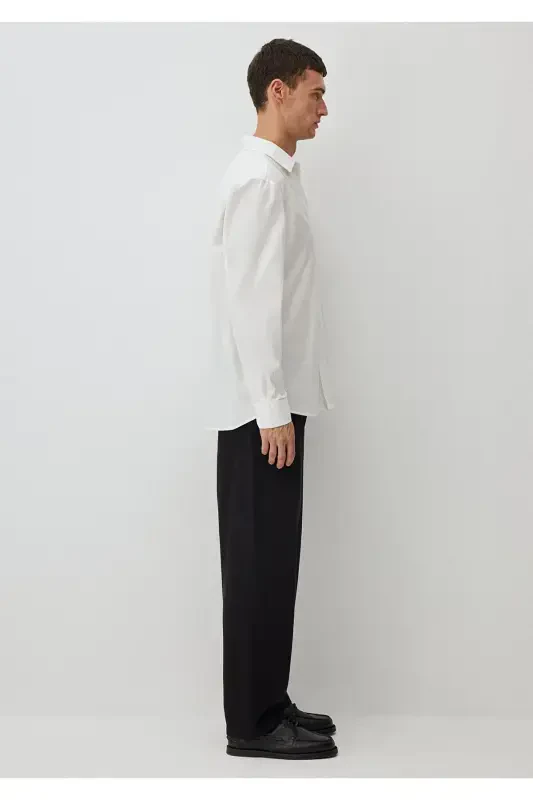 Белая Рубашка Regular Fit / Normal Kesim 0211126-70 - 3