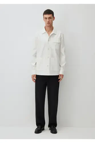 Белая Рубашка Regular Fit / Нормальный Крой 0211132-70 - 4