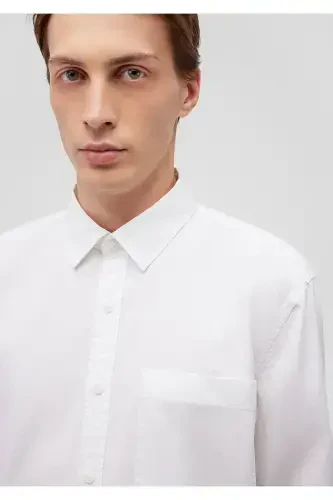 Белая Рубашка Regular Fit / Обычный Крой 0211113-62 - 6