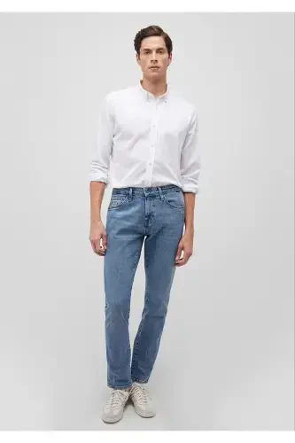 Белая Рубашка Slim Fit / Узкий Крой 0211192-620 - 5