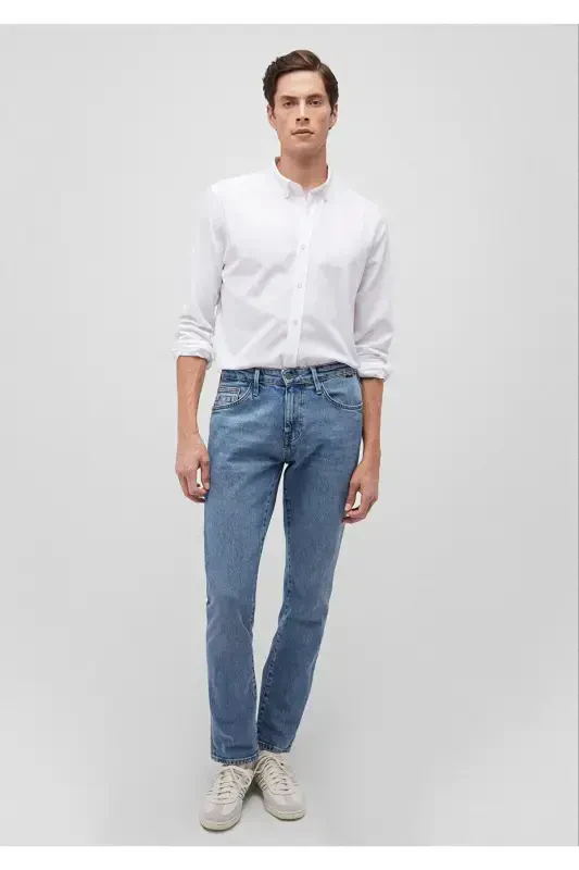 Белая Рубашка Slim Fit / Узкий Крой 0211192-620 - 5