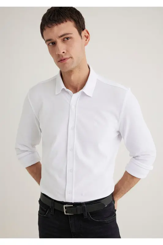 Белая Рубашка Slim Fit / Узкий Крой 0211583-620-Белая - MAVI