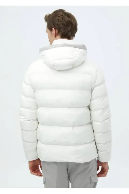 Белая тканая куртка - 7