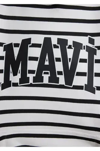 Белая толстовка с логотипом 1s10118-84603 - 6