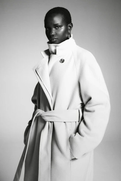 Belbog'li maksi palto - 6