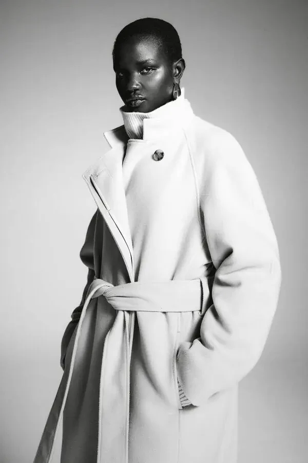 Belbog'li maksi palto - 6