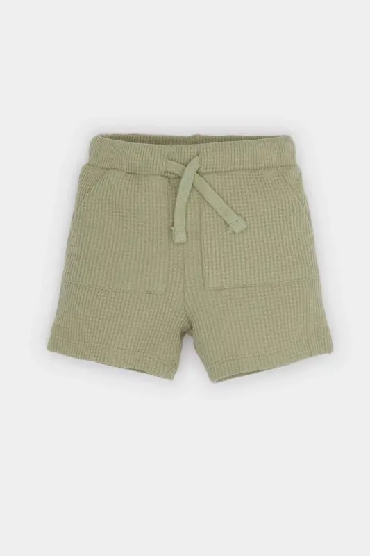 Belbog'li Vaffle Short Erkak Chaqaloq C2221A524SM - Xaki - 1