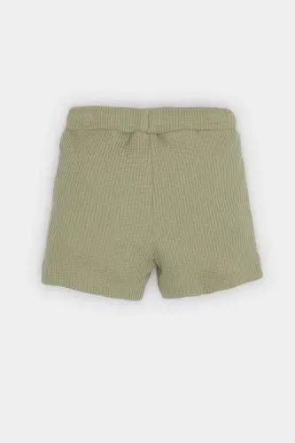 Belbog'li Vaffle Short Erkak Chaqaloq C2221A524SM - Xaki - 3