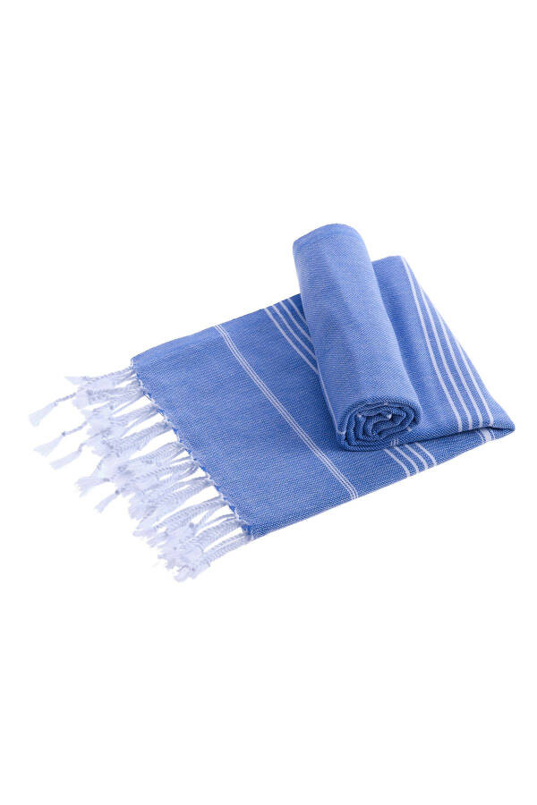 Belda Striped Pestemal Royal Blue - 95x185 - 4