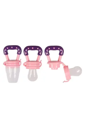 Belenme Set Kollu Baby Bib + Fruit Soother - 3