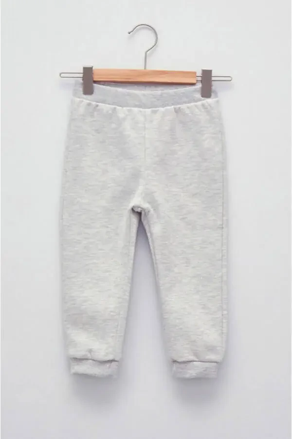 Belga elastikli oddiy qiz chaqaloq Jogger shimlari - 1