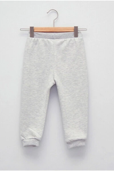 Belga elastikli oddiy qiz chaqaloq Jogger shimlari - 2