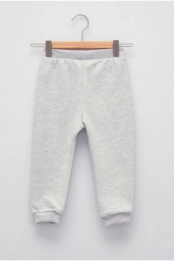 Belga elastikli oddiy qiz chaqaloq Jogger shimlari - 2