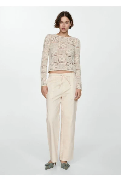 Belgi Elаstik Tekis Jinsi - MANGO (1)