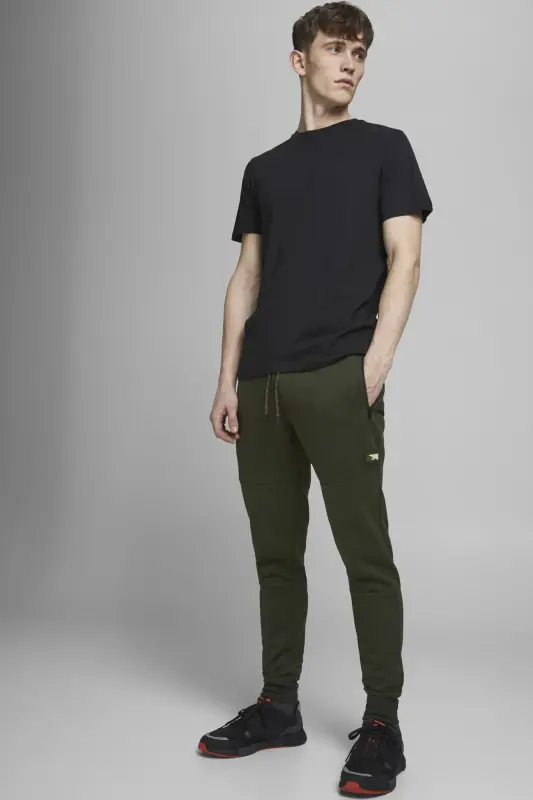 Erkek Beli Ayarlanabilir Sweat Pantolon - Will - Deep Lichen Green - 4