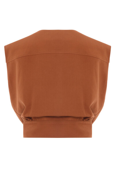 Beli Düğmeli Yelek - 8