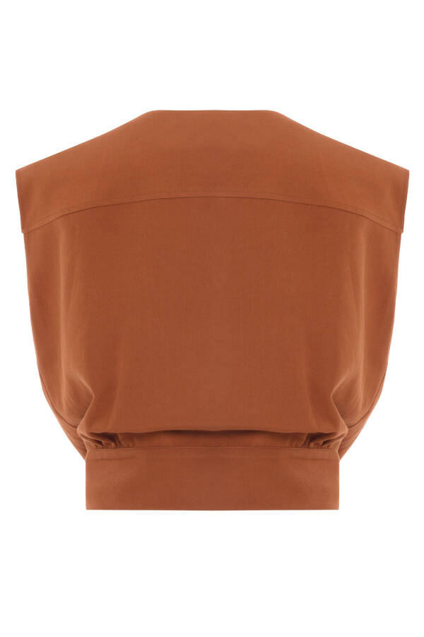 Beli Düğmeli Yelek - 8