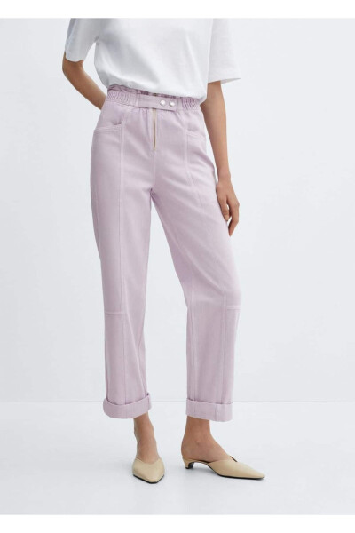 Beli Elastik Slouchy Jean Pantolon - 1